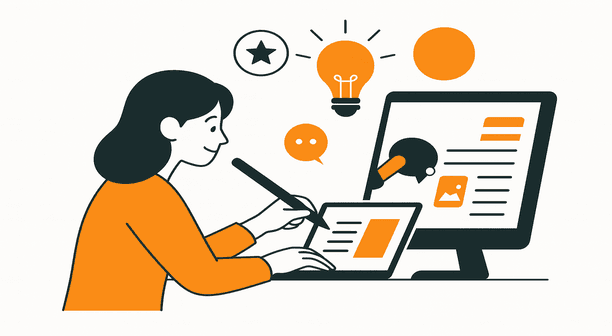 Team collaboration in modern office